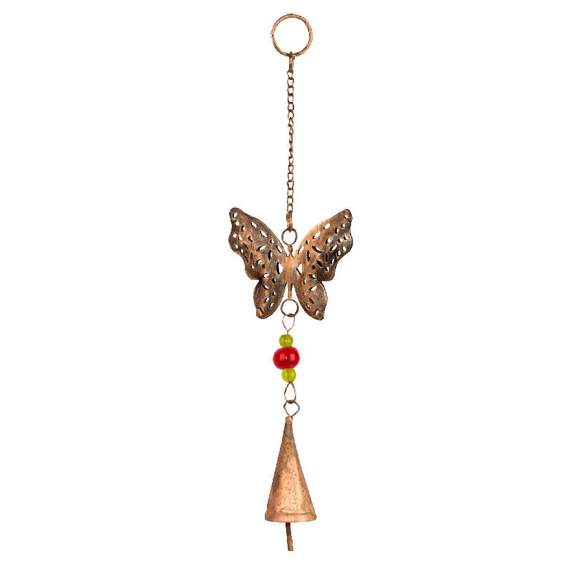 Small Recycled Windchime - Butterfly