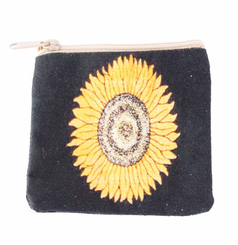 Sunflower Compact Coin Purse