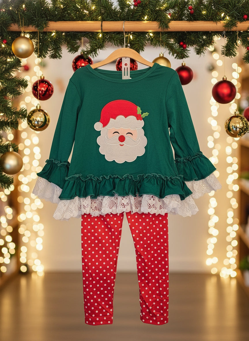 2 Piece Set Santa Size 4T