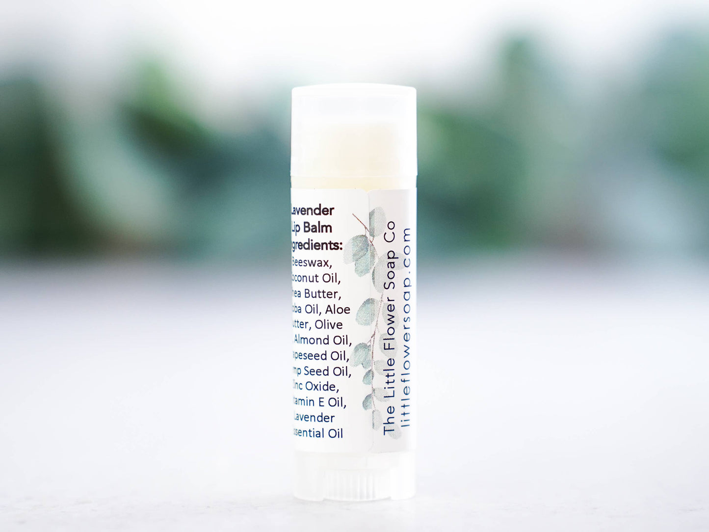 Thank You- Small favor or gift: Lavender / Candle and Lip Balm SET in drawstring bag