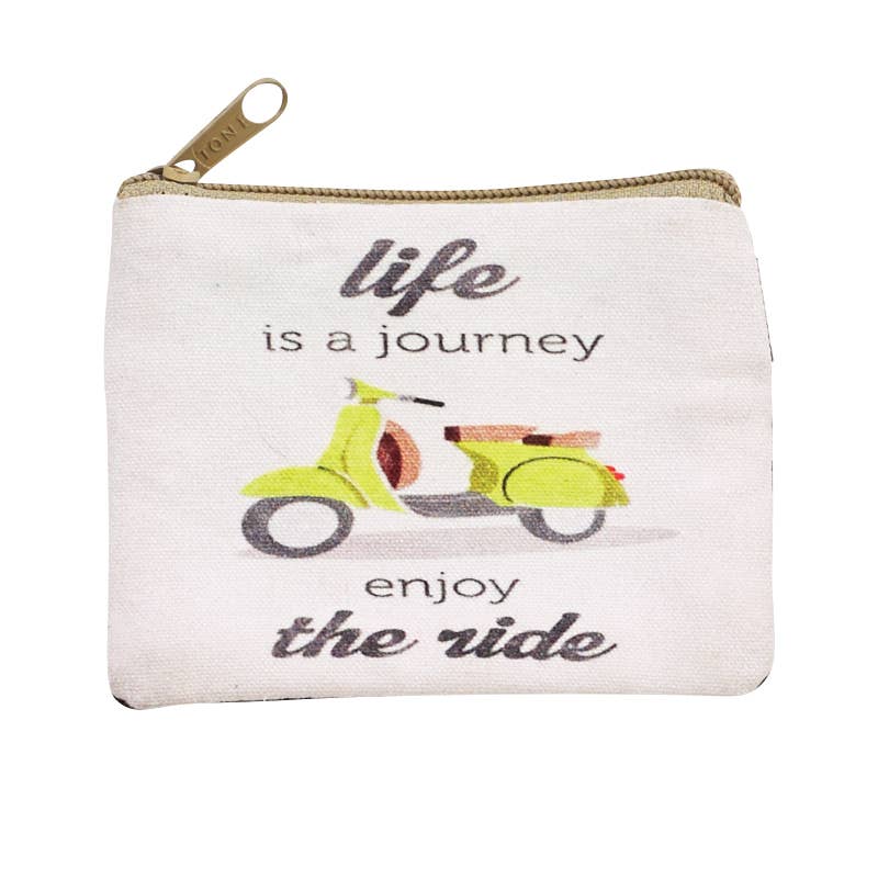 Life Is A Journey Coin Purse