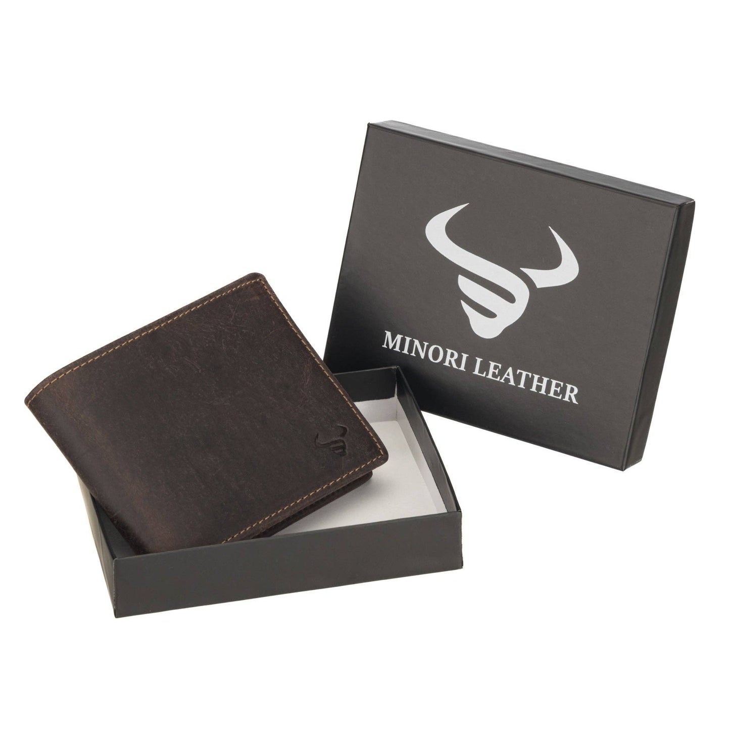 Charlie Leather Wallet – Men – Brown