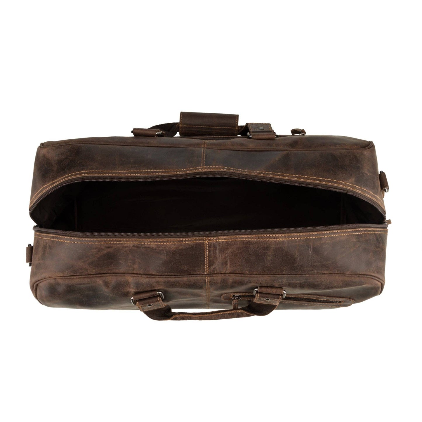 Hudson Leather Duffle Bag – Unisex – Brown