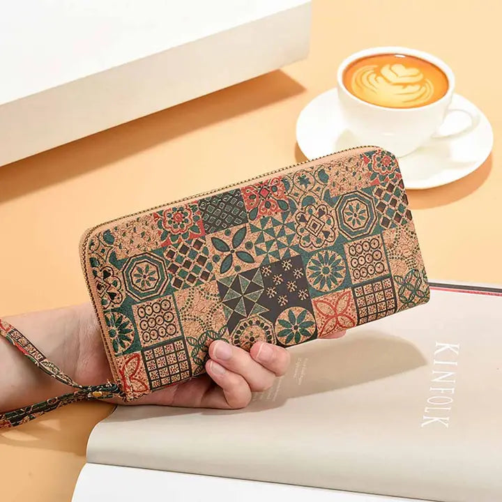 Pu Soft Wood Grain Wallet 4 Colors