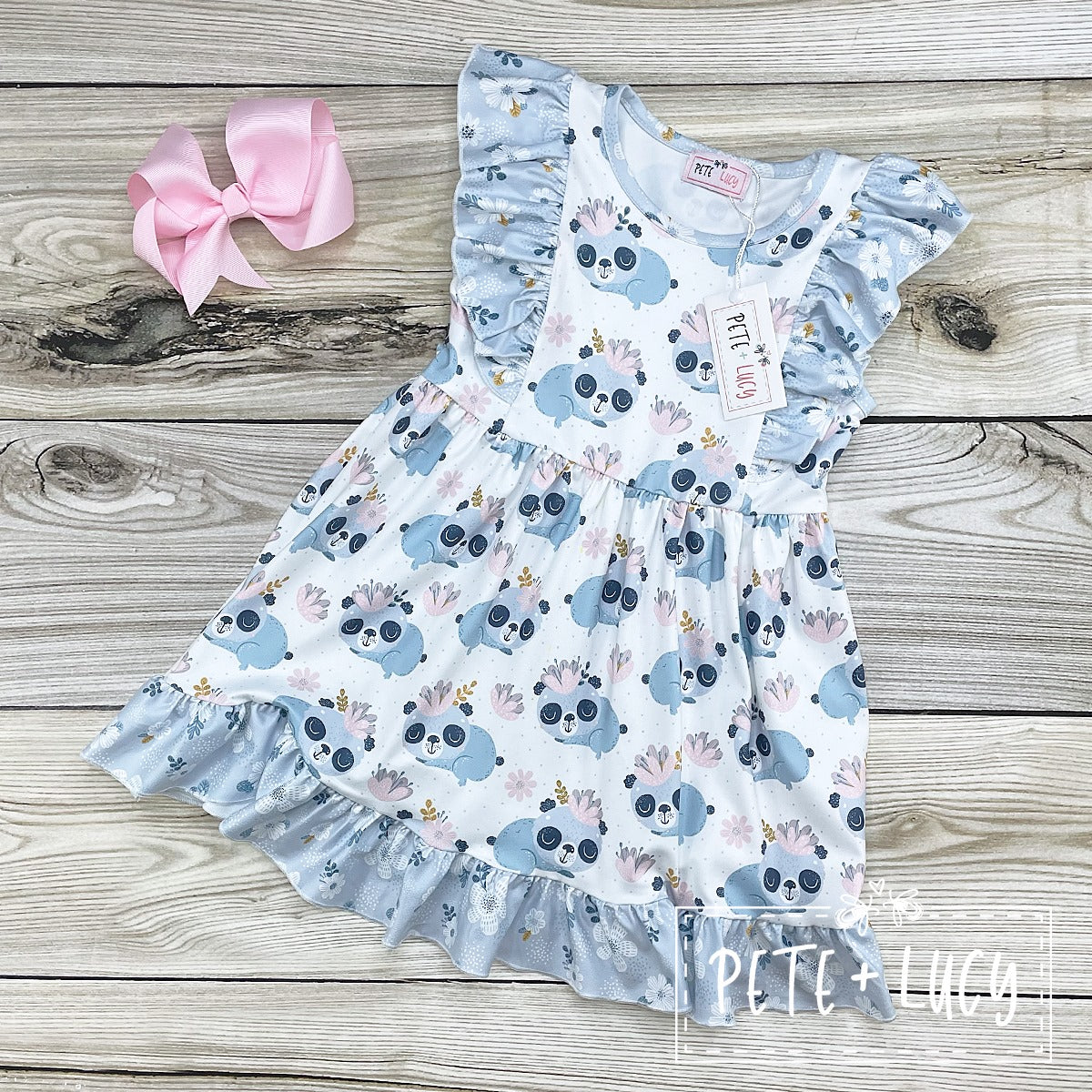Perfectly Panda Dress 9-12mos