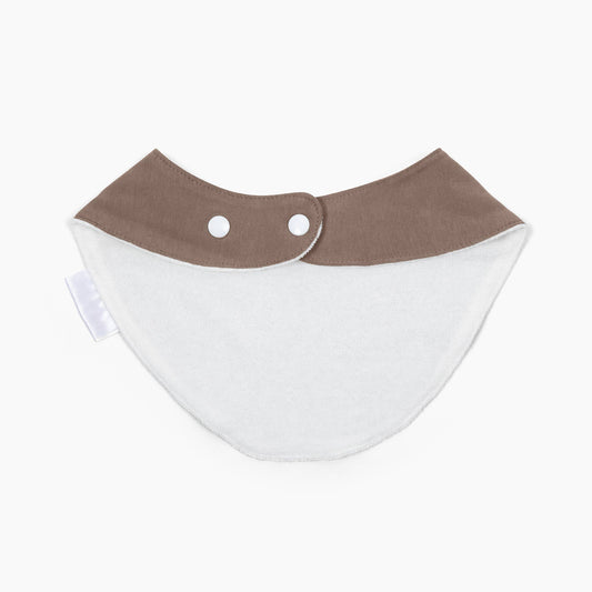 Bandana Bib - Cocoa, 100% cotton, photo 2 of 3