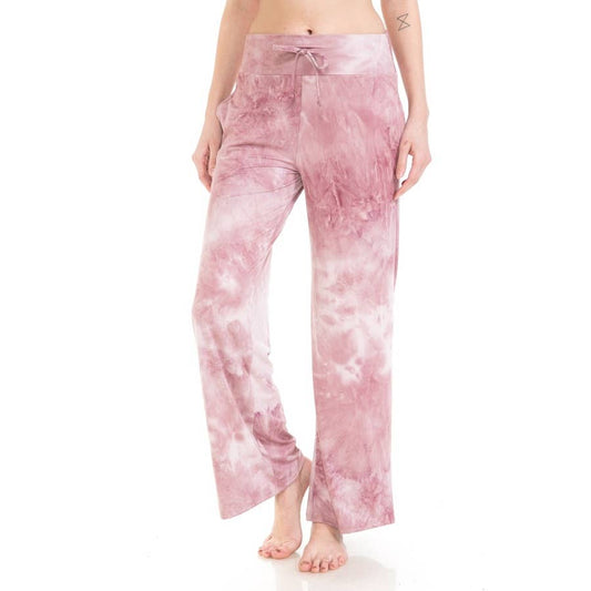 Buttery Soft Print Lounge Pants - Rose, photo 2 of 4