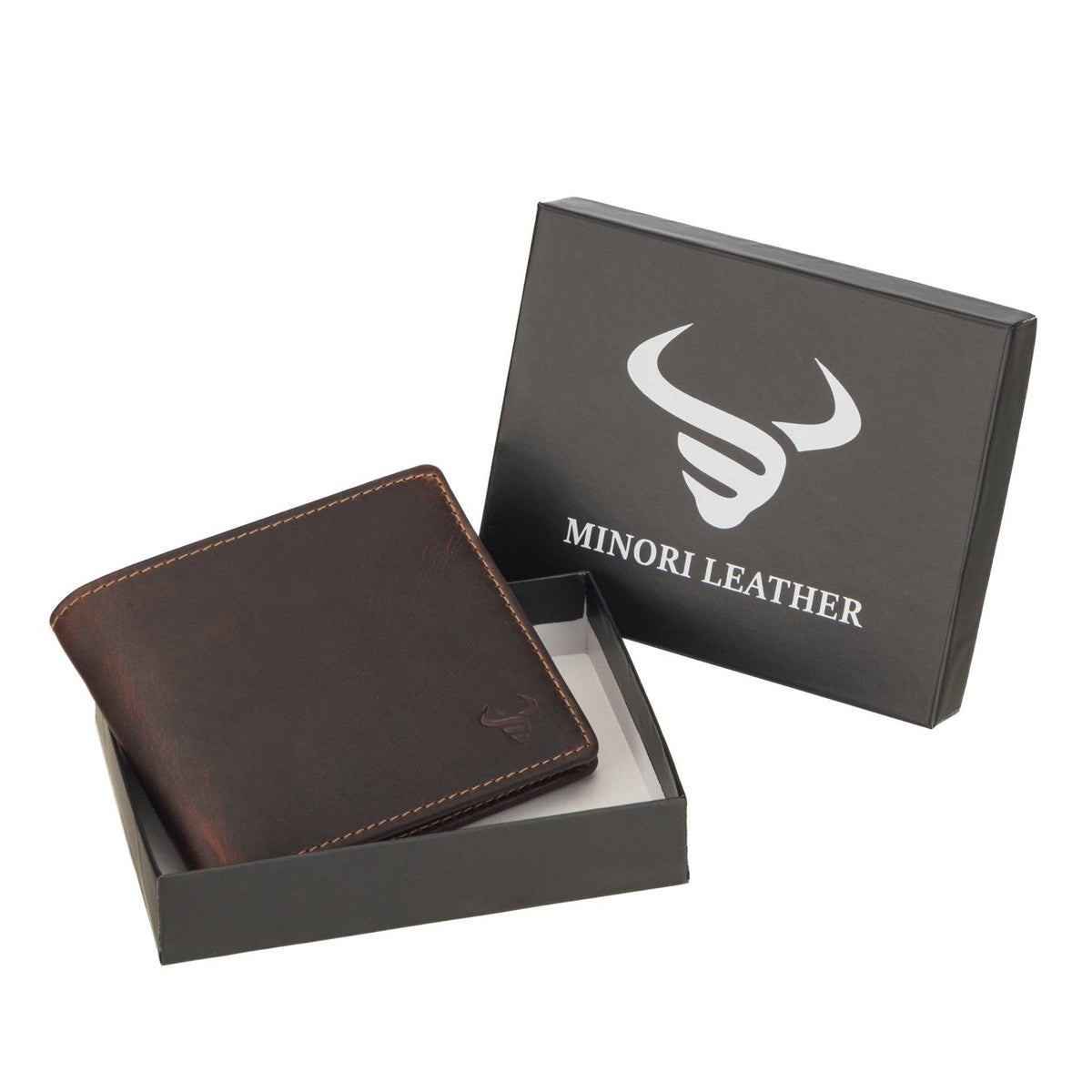 Charlie RFID Leather Bifold Wallet - Men's, Chestnut, photo 8 of 8