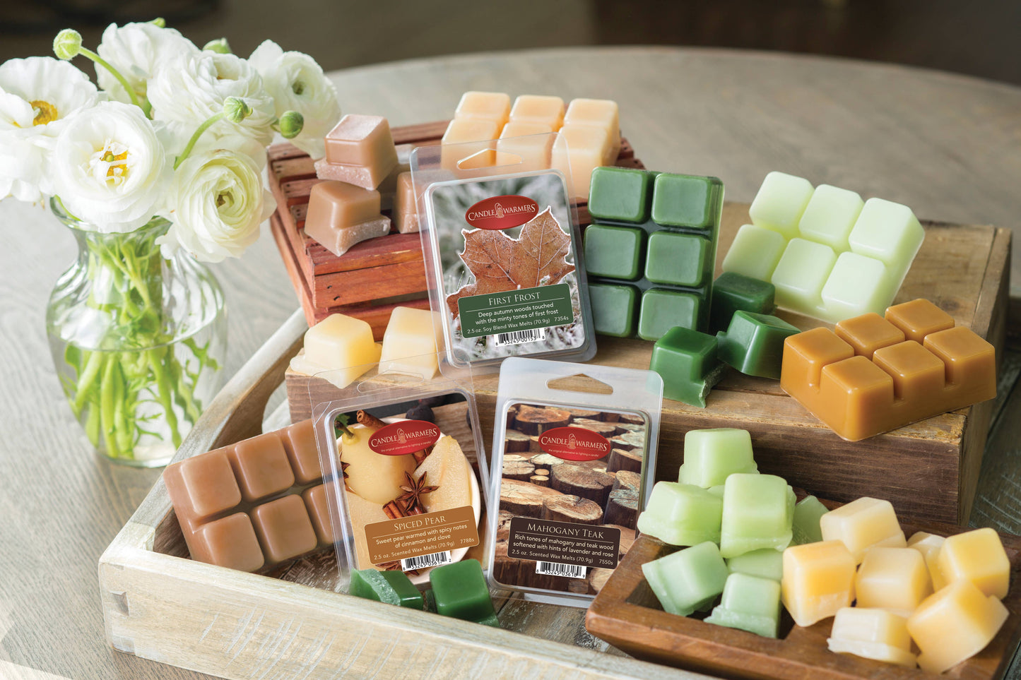 2.5 oz Wax Melt Mahogany Teak