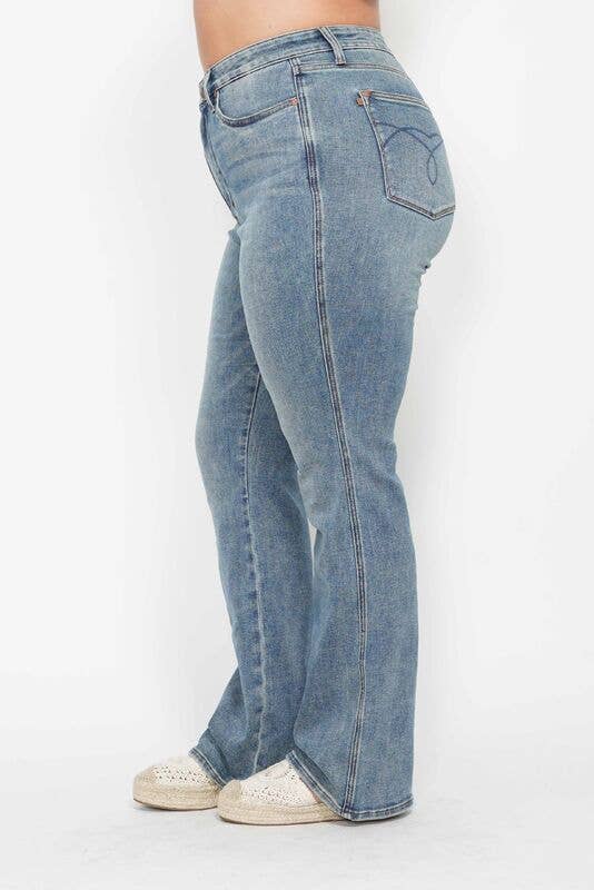 PLUS Multi Inseam Tummy Control High Waisted Bootcut