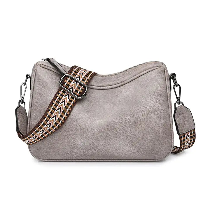 Retro Commuting Shoulder Bag ~ Gray