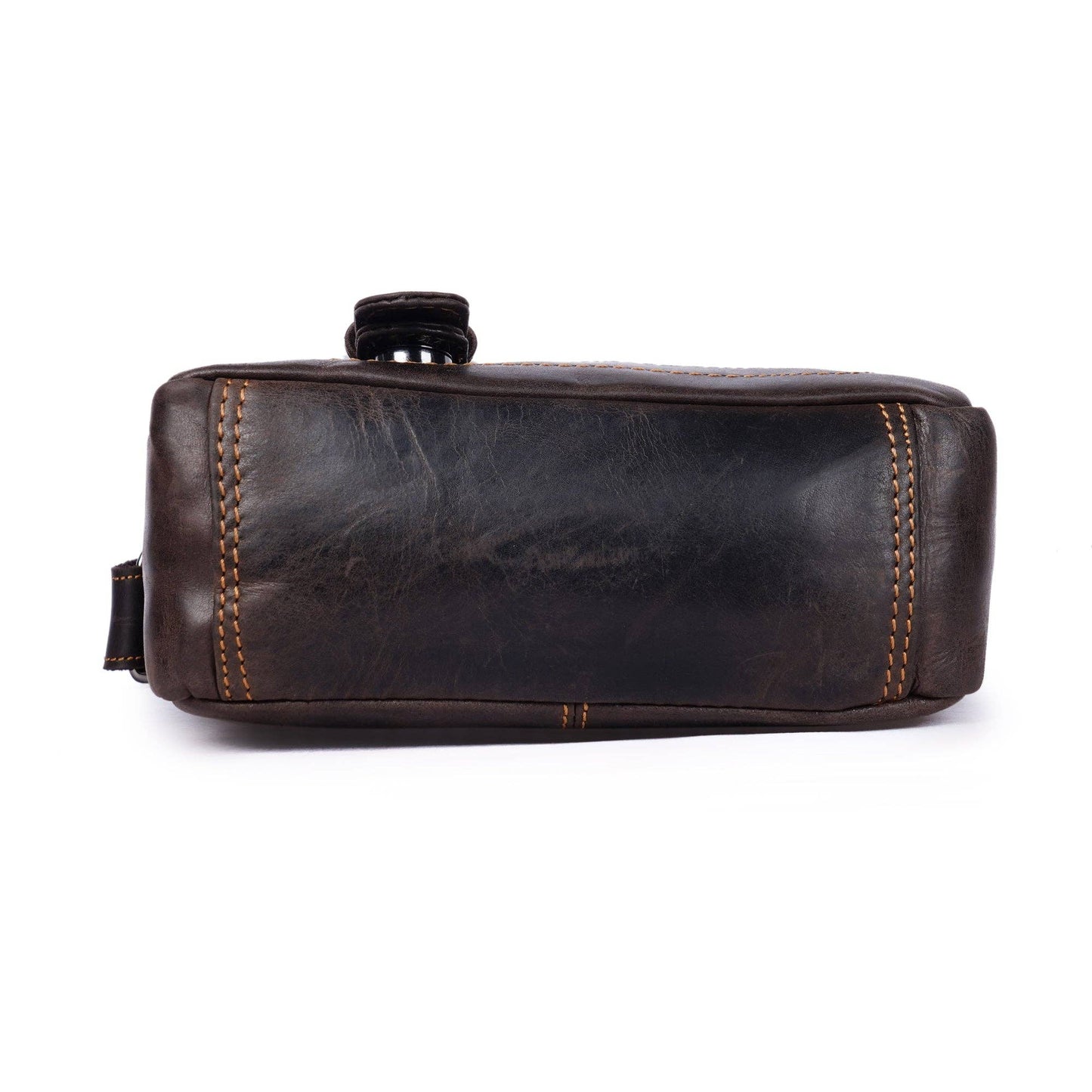 Dallas Leather Crossbody Bag – Unisex – Brown