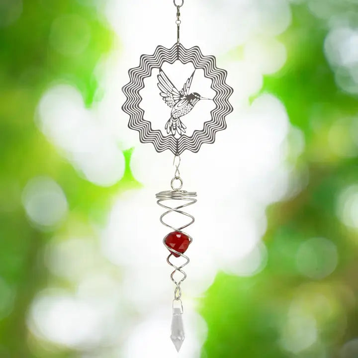 Hummingbird Suncatcher Spinner - 13"