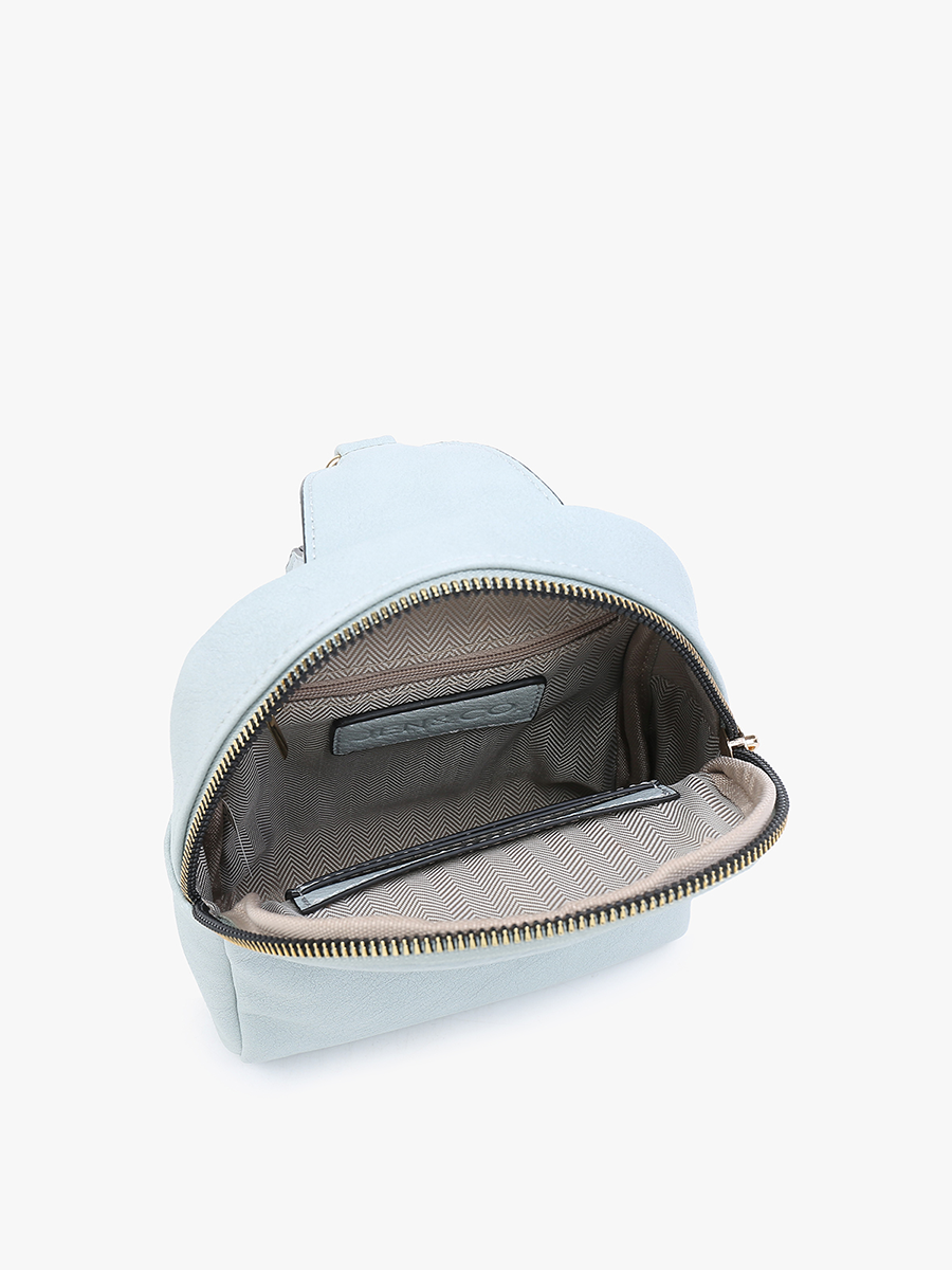 Ellen Sling Bag w/ Removable Guitar Strap: Peacock