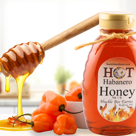 Habanero Infused Raw Honey - 1 lb, photo 2 of 3