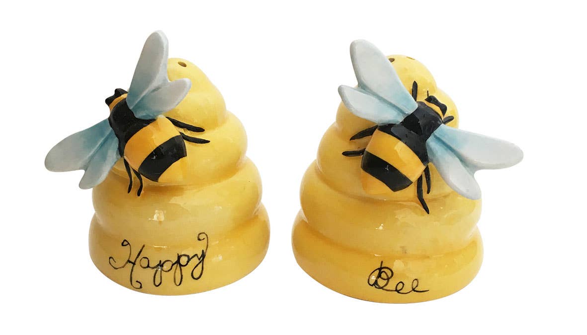 Happy Bee Salt & Pepper Set