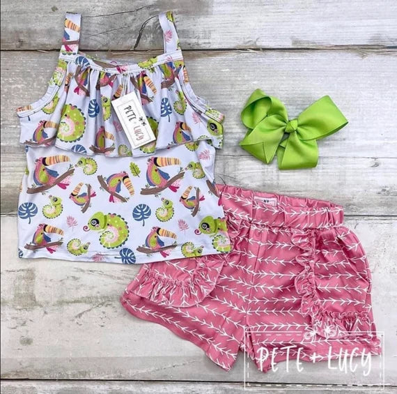 Toucan Shorts Set 7/8