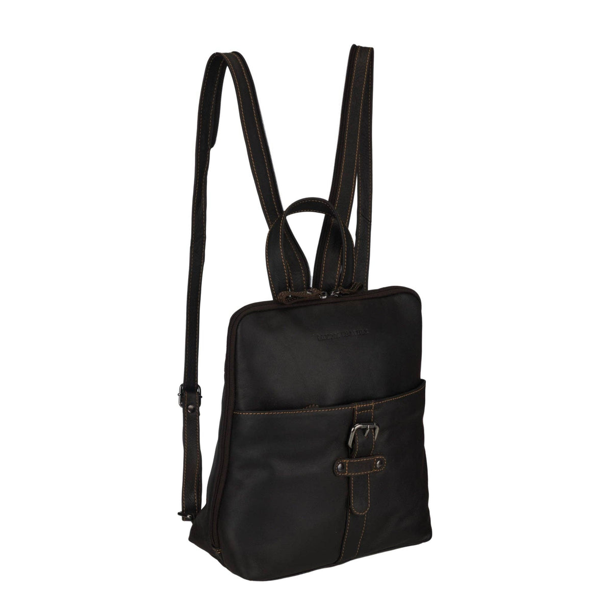 Isla Full-Grain Leather Backpack - Brown, photo 9 of 9