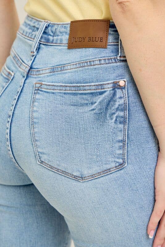 Judy Blue Mid Rise Tummy Control Skinny Jeans - Vintage Wash, photo 9 of 9