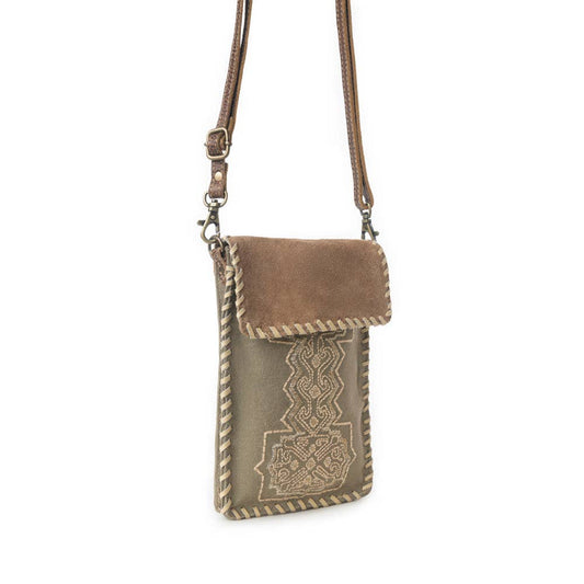 Cheyenne Peaks Western Crossbody Bag - Dusty Olive, photo 2 of 5
