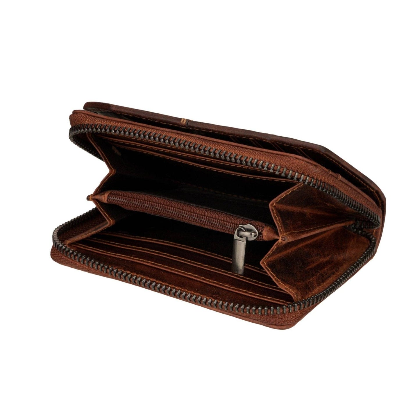 Nora Full-Grain Leather Wallet - Women's, Chestnut, photo 8 of 8