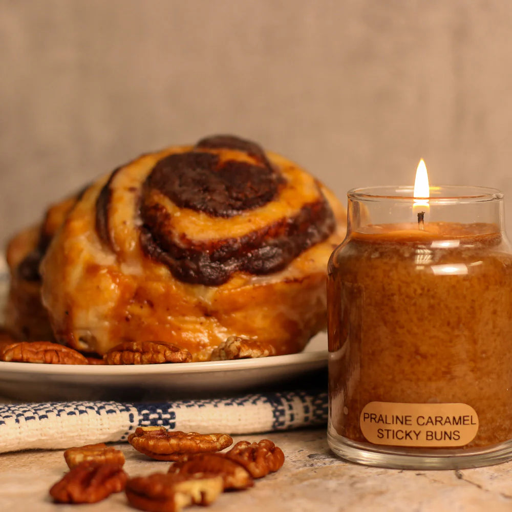 Praline Caramel Sticky Buns Jar Candle - Baby 6 OZ
