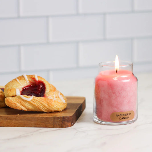 Raspberry Danish Jar Candle, photo 2 of 2