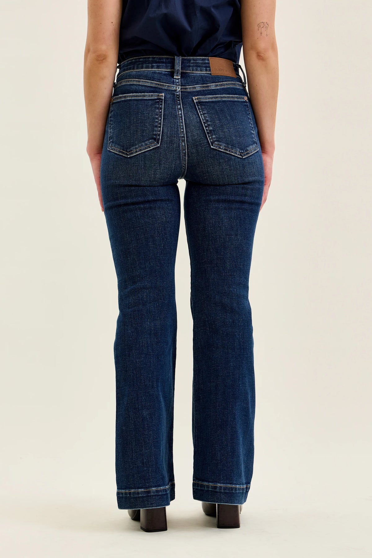 Judy Blue Petite Trouser Flare - Dark