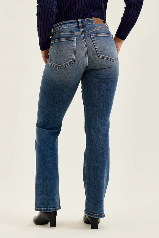 Judy Blue DAISY Bootcut Dusk Rider - Indigo