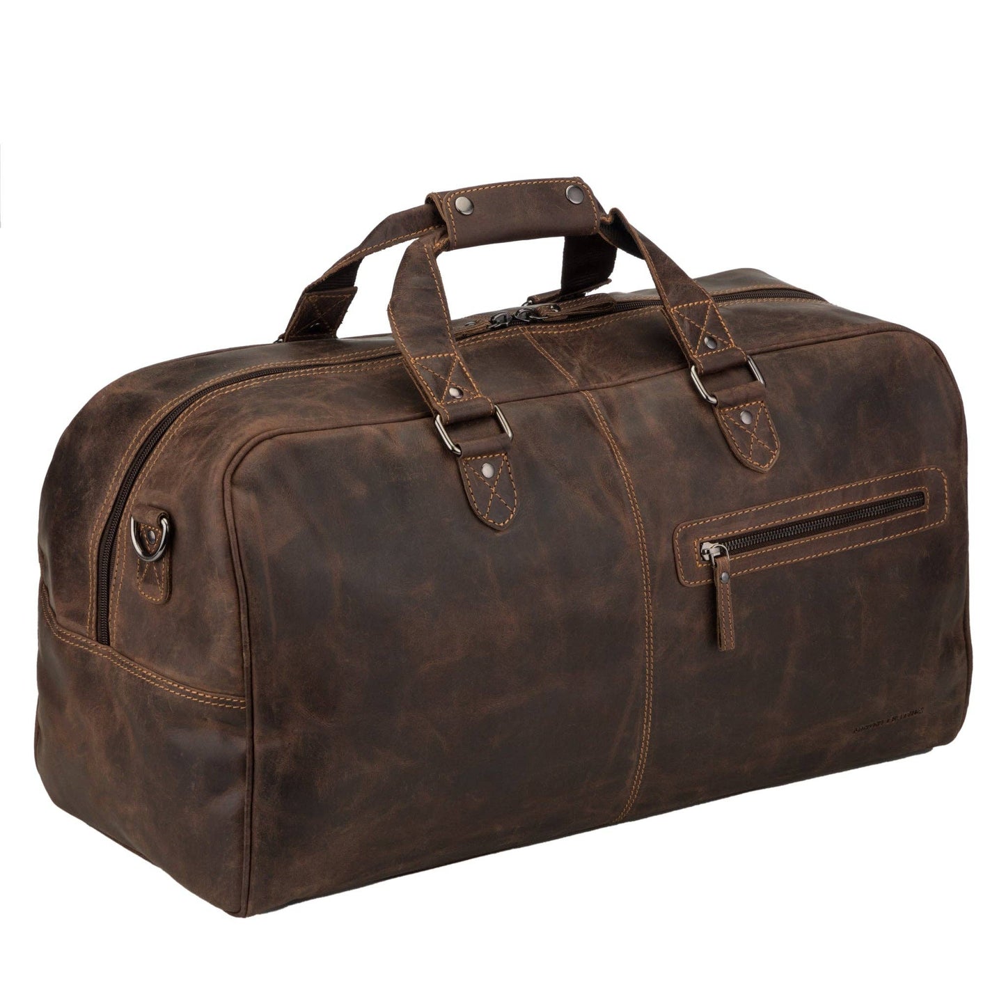 Hudson Leather Duffle Bag – Unisex – Brown