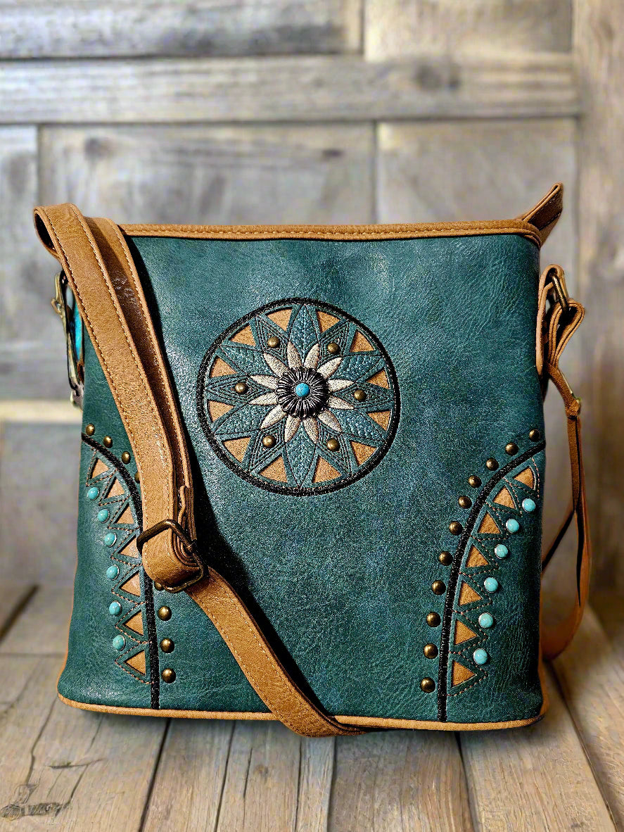 Dexi Embroidered Crossbody