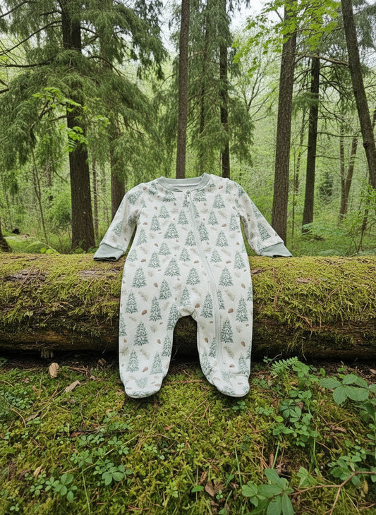 Sage Green Onsie Sleeper Size 12 months