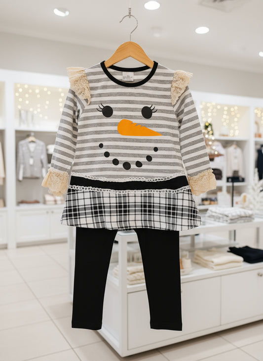 Snowman 2 Piece Set Size 4T
