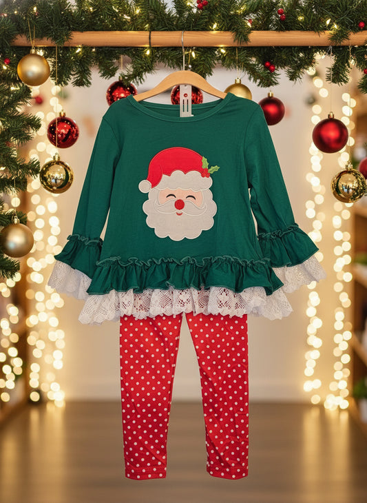 2 Piece Set Santa Size 4T