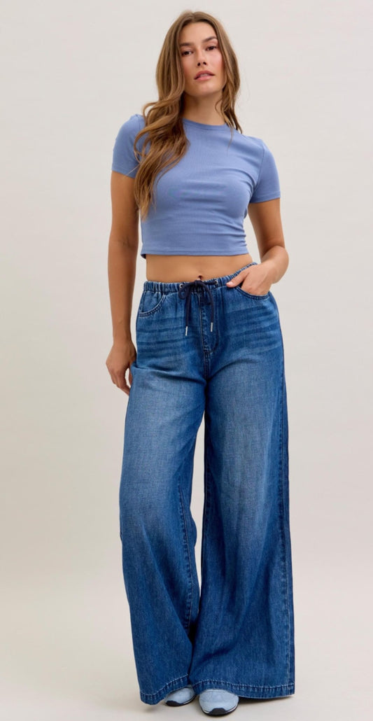 Judy Blue Featherweight Palazzo