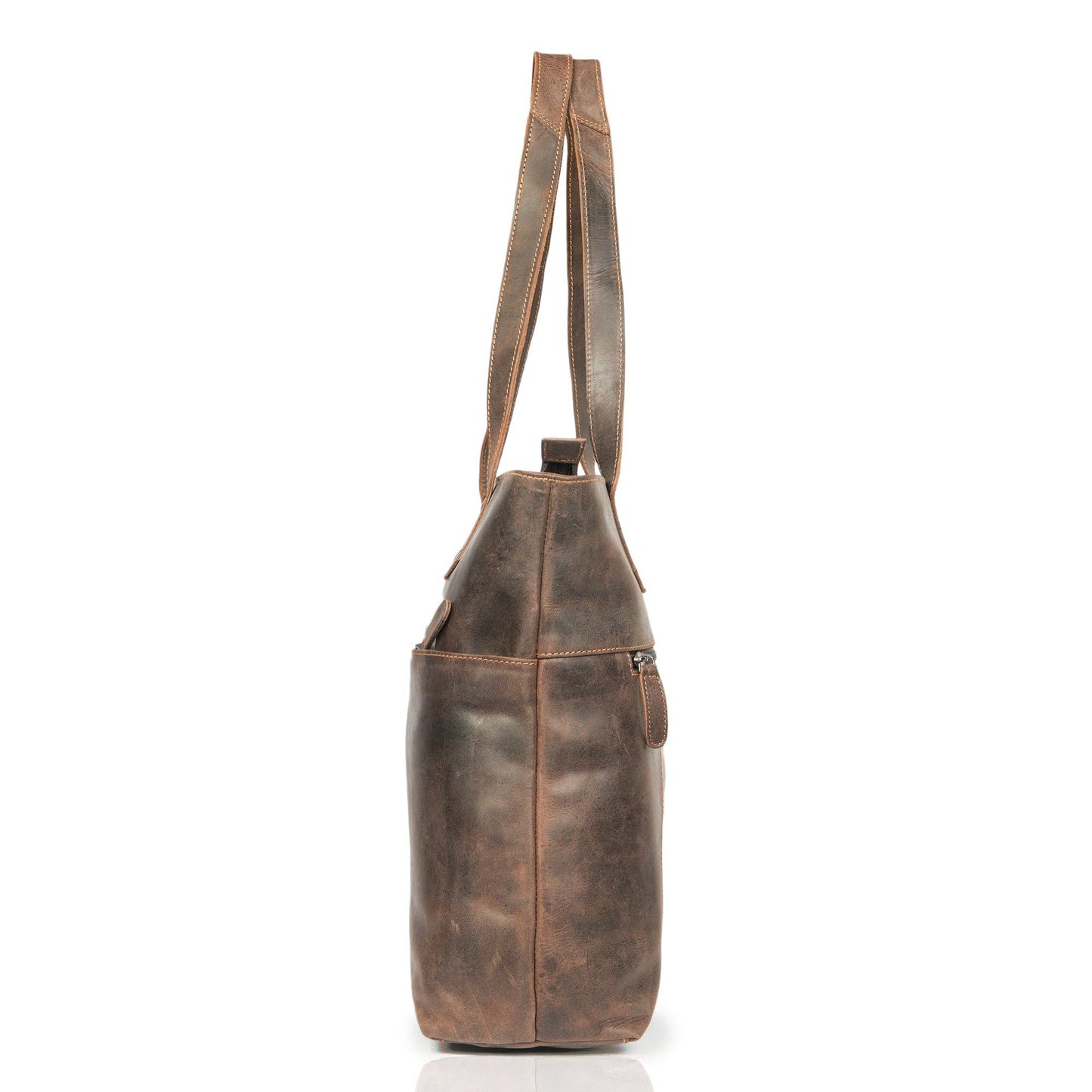 Rowan Leather Tote Bag – Women – Brown