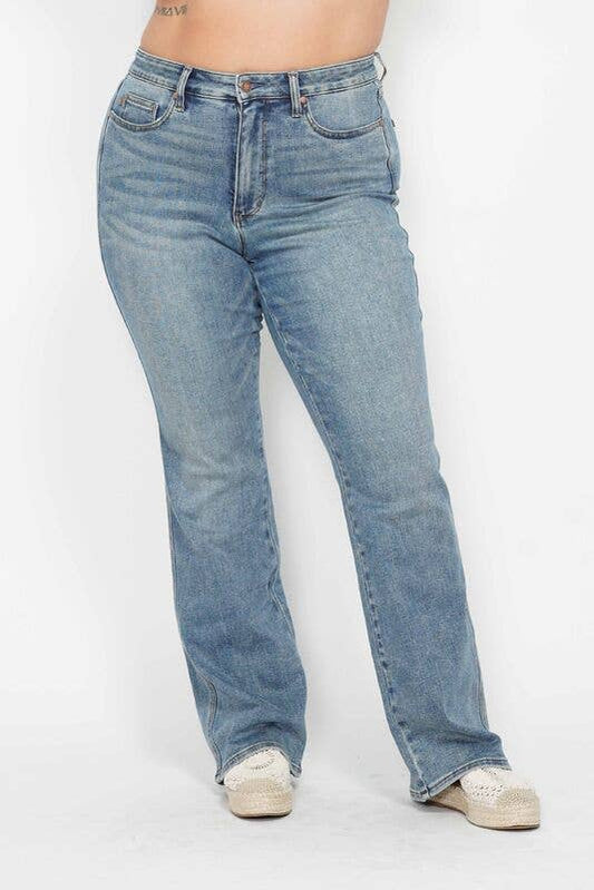 PLUS Multi Inseam Tummy Control High Waisted Bootcut