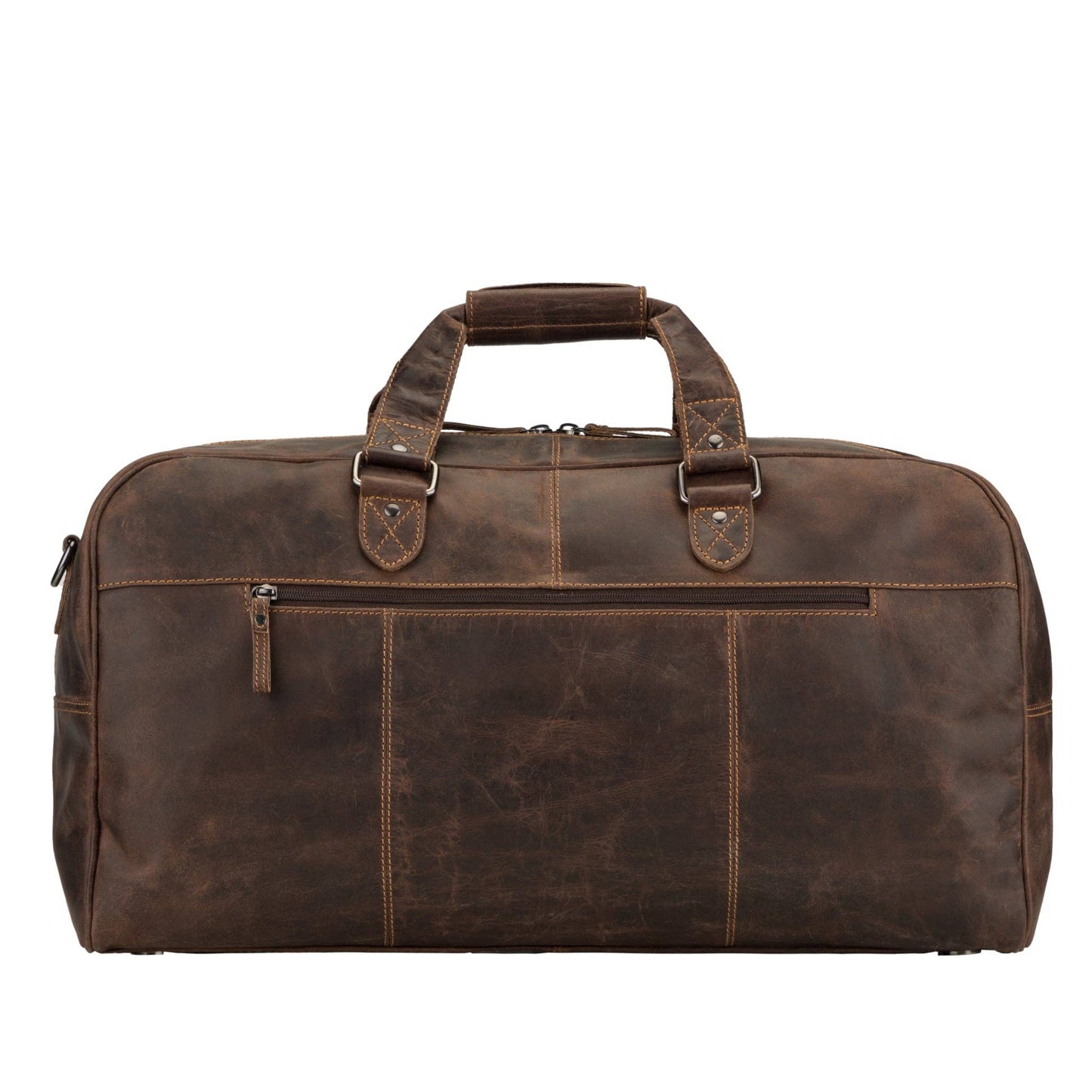 Hudson Leather Duffle Bag – Unisex – Brown
