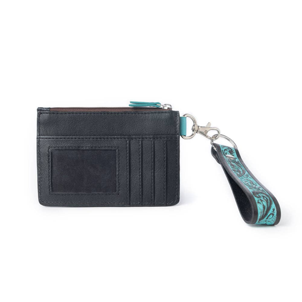 Pride of Prickly Pears Credit Card Holder:  Turquoise
