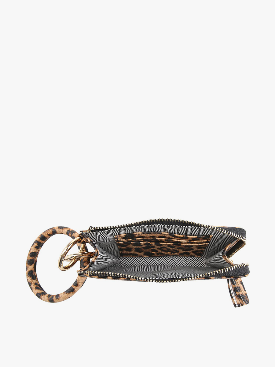 Liv Lizard Bangle Wristlet/Wallet: Mauve