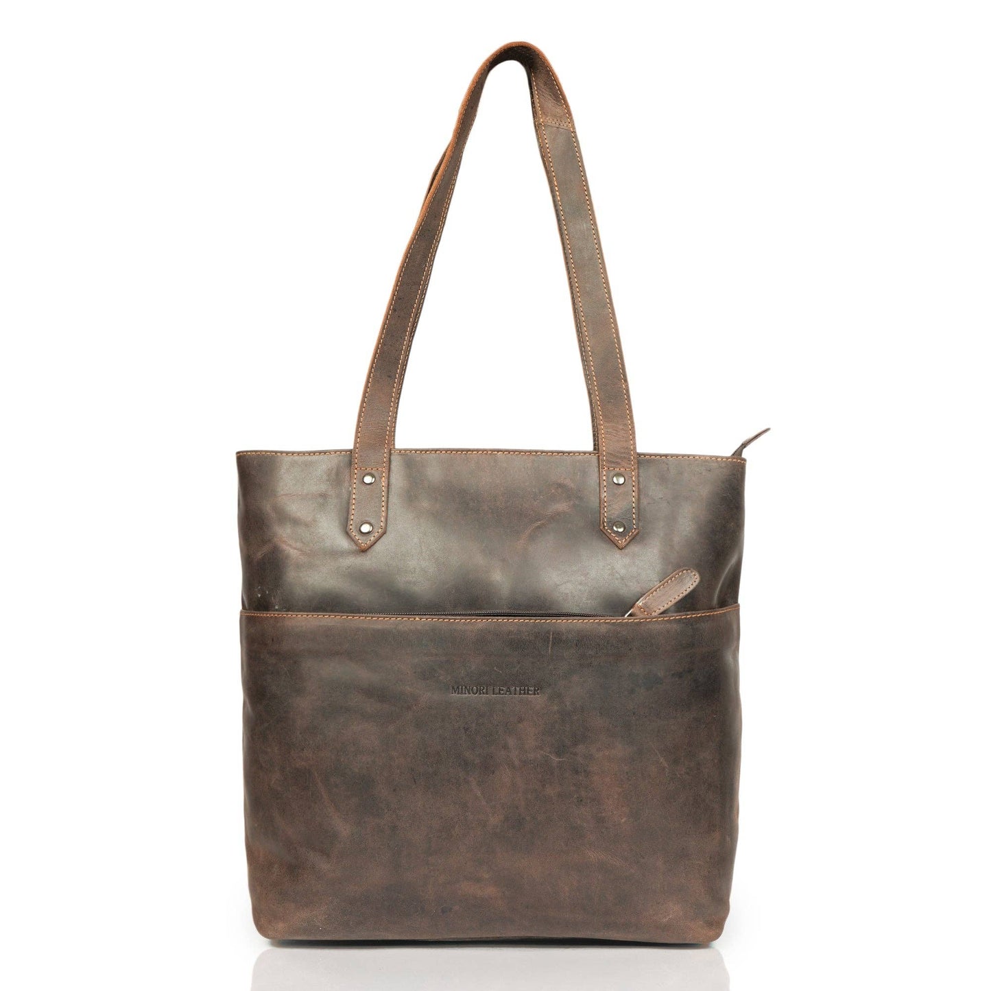 Rowan Leather Tote Bag – Women – Brown