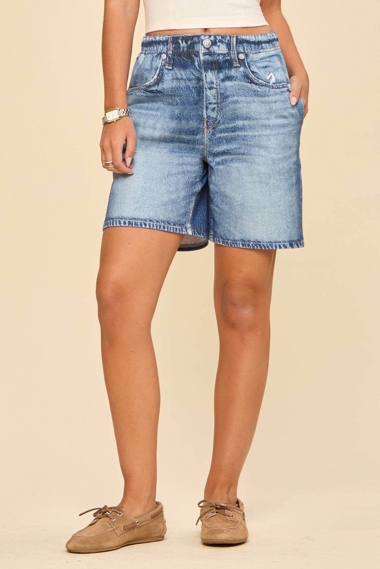 Zenim Shorts Regular: Classic Denim