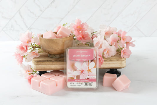 Cherry Blossom Wax Melt - 2.5 oz Soy Tart, photo 2 of 3