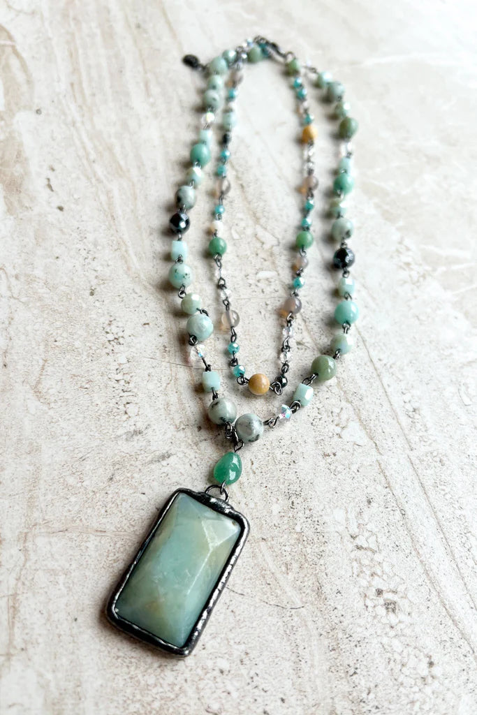 Lexi Necklace Amazonite