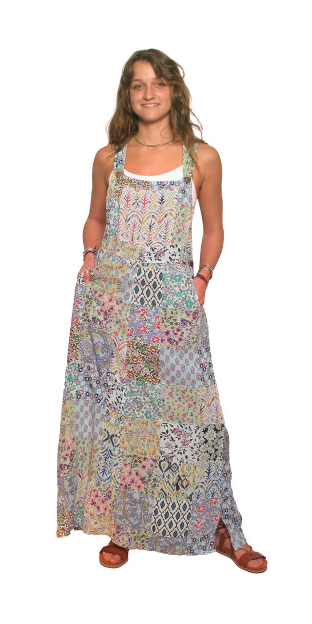 Patchwork Dress: Orchid