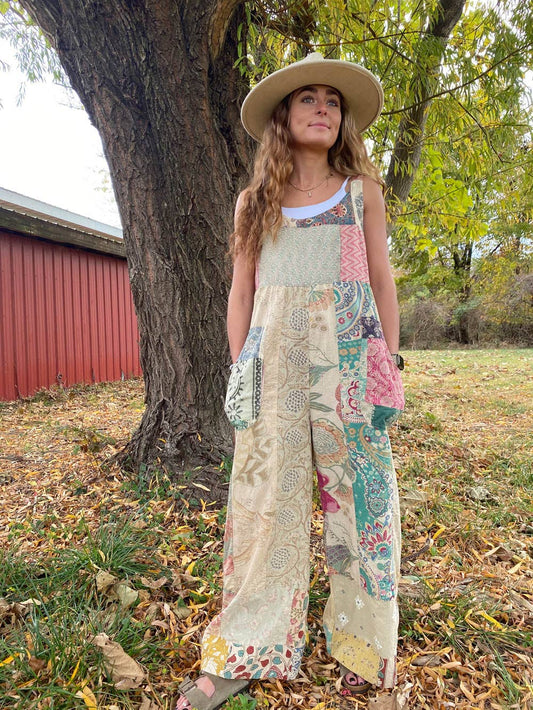 Patchwork Every Girl Jumper - Each Piece Unique, 100% cotton