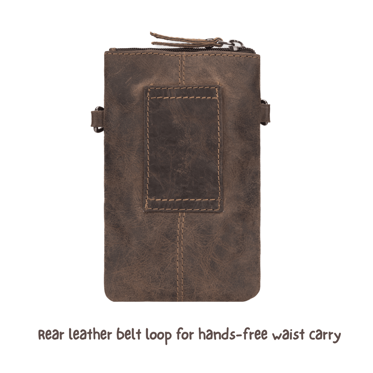 Ashford Leather Sling Bag – Unisex – Brown