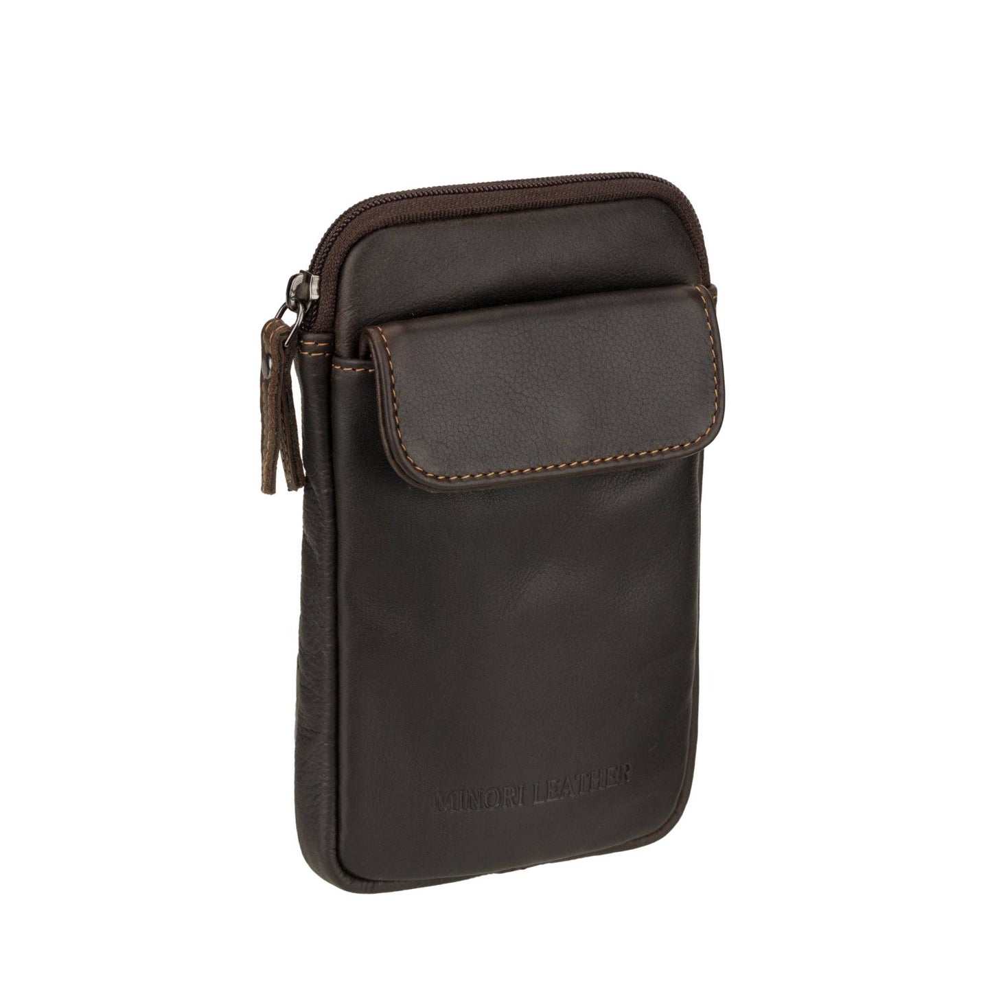 Freya Leather Sling Bag – Unisex – Brown