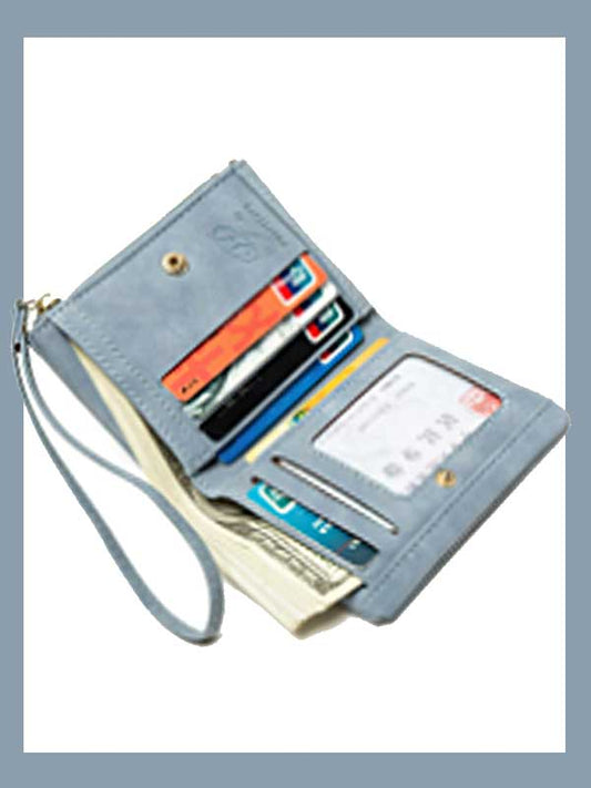 Haven orange vegan leather wristlet wallet, photo 2 of 4