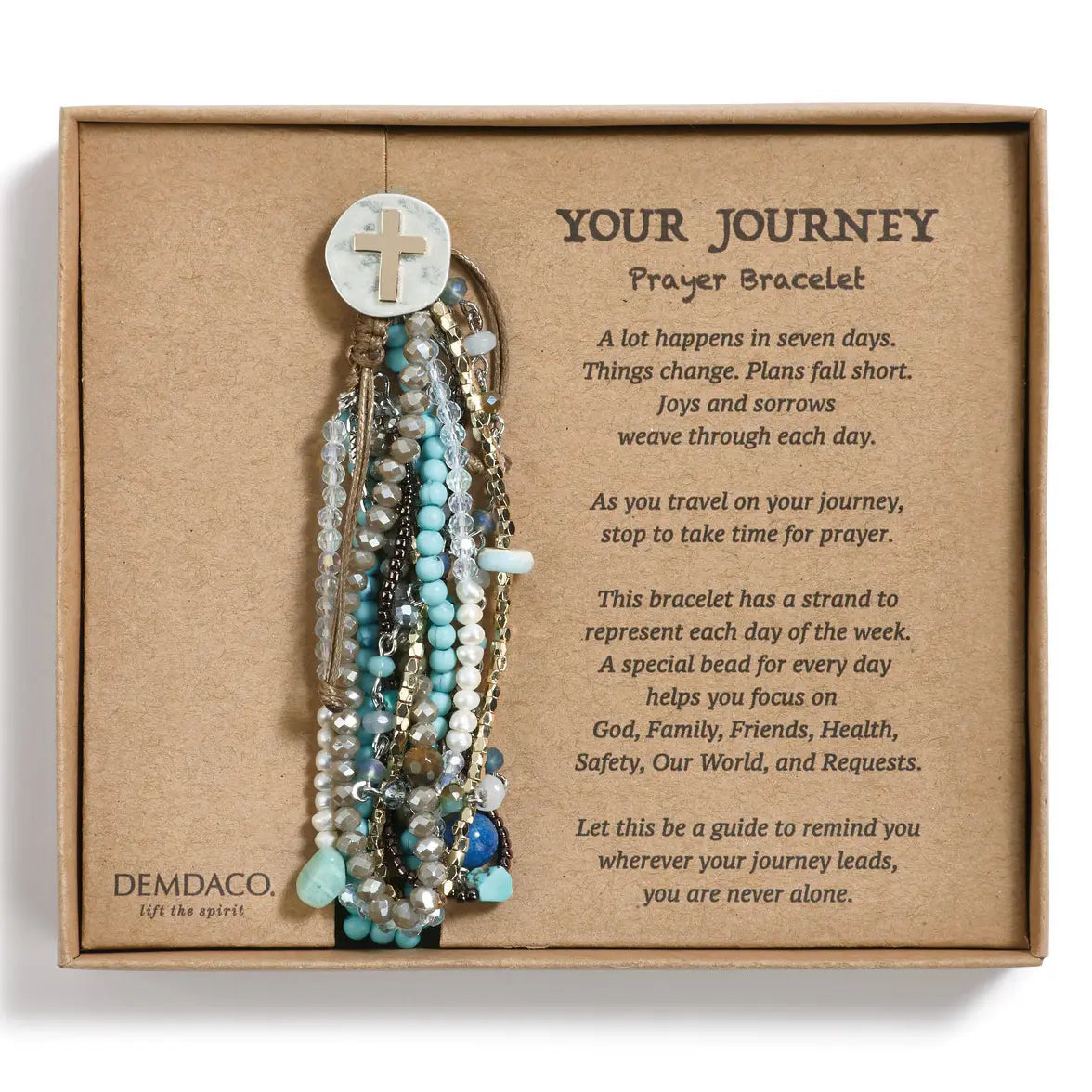 Beaded Prayer Bracelet - Turquoise